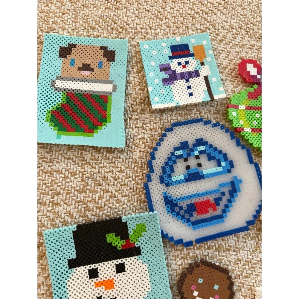 Lot of perler  bead art
